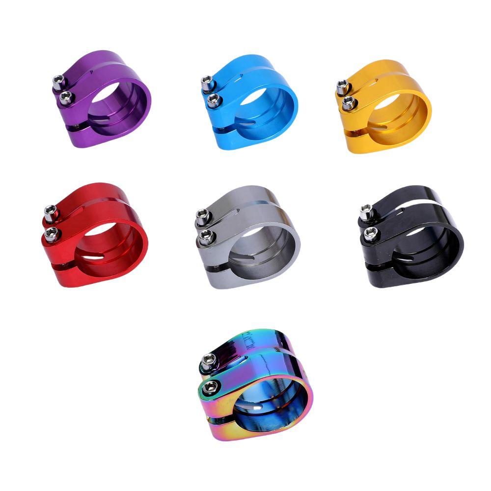 Blocage du tube de selle Collier de serrage du tube de selle Alliage d'aluminium-zinc Clip de tube de selle de vélo Pièces de vélo