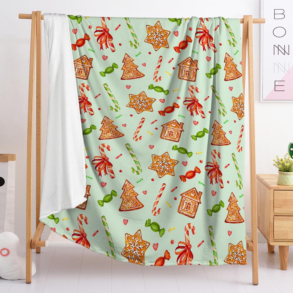 Christmas Blanket Flannel Blanket Gift Snowman Blanket Spring And Autumn