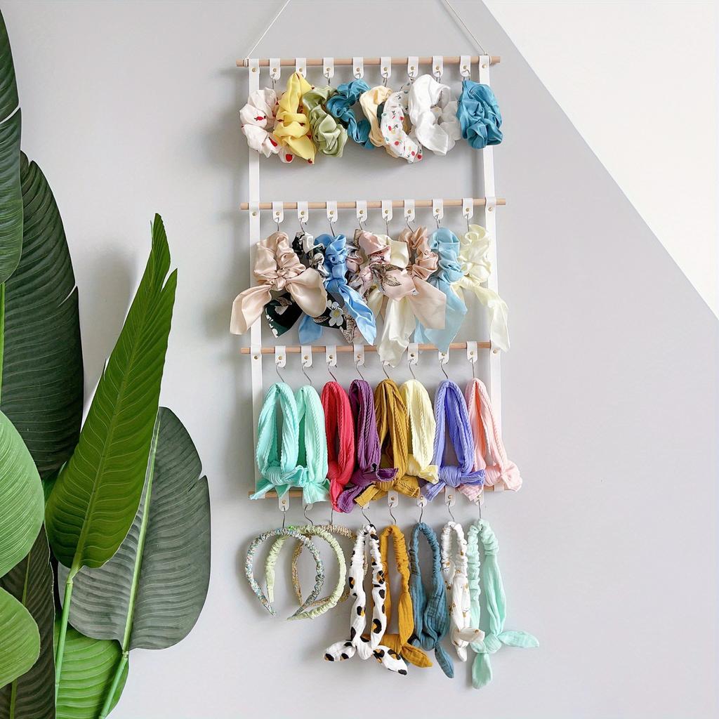 Headband Display Rack Headband Organizer for Girls Hair Accessories Organizer Storage Wall Hanging Decor Home Decoration