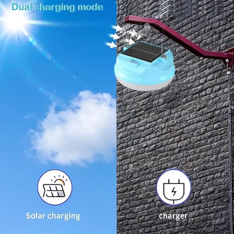 Charging Light Bulb Solar Bread Light Magnet Adsorption Hook Camping Tent Light Portable Handheld Light Emergency Light