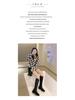 V-Mouth Knee-High Western Cowboy Boots for Women with Thick Calves - Plus Size, Mid-Heel, Slim Fit, Autumn/Winter.