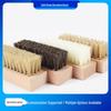 Beech Wood Horsehair Soft Bristle Brush for Polishing & Dust Removal on Leather Shoes & Seats - Free Shipping