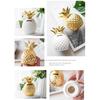 Ceramic Ceramic Pineapple Piggy Bank Golden Beans Container Gilding Savings Money Tank Desk Decor Home Ornaments Money Jar