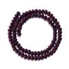 3/4/6/8/10mm Dark Purple Rondelle Austria Faceted Crystal Beads Glass Loose Beads For Jewelry Making DIY Bracelets Accessories