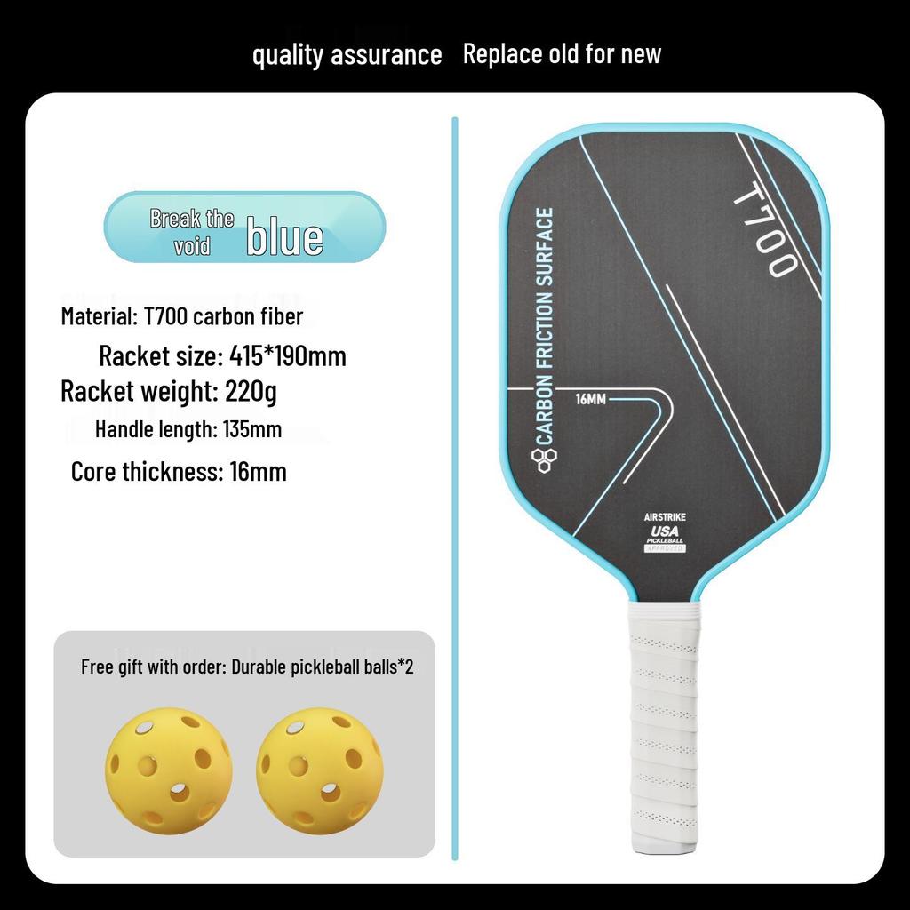 Carbon Fiber Pickleball Paddle Set for Adults & Children