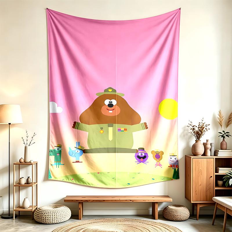 Ehi Duggee (1) Arazzo Adatto Per Decorare Case Dormitori E Camere Da Letto Morbido Al Tatto E Un Regalo Perfetto Per Amici E Familiari