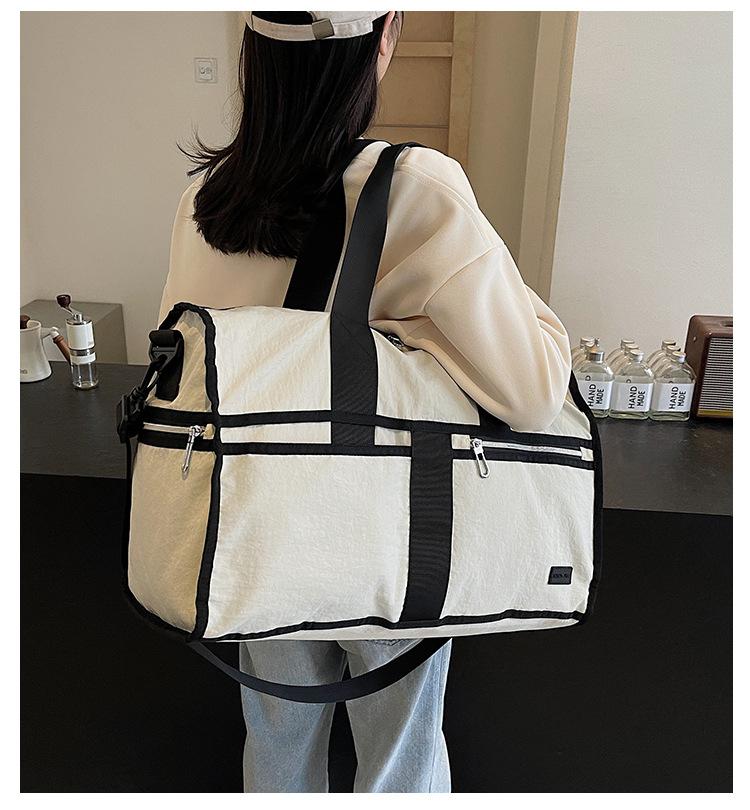 New Casual Travel Bag Women Handbag Storage Sports Shoulder Crossbody Bags Dry and Wet Separation Large Capacity Men Fitness Bag