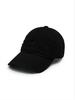 [Matinkim] Rough Cut Applique Ball Cap In Black