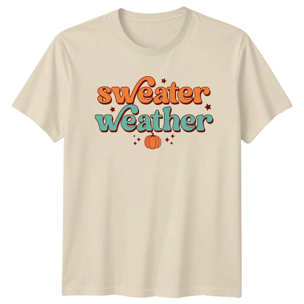 Pullover-Wetter T-Shirt Groovy Kürbis Herbsternte Thanksgiving