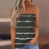Women's Summer Sexy Tube Top Off Shoulder Sleeveless Tops Strapless Beach Vest Bandeau Shirt Backless Sexy Tops