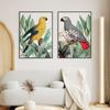 Set of Two Posters with Parrots