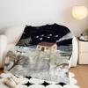 Artist G-Gemma K-Koomen Throw Flannel Throw Blanket, Lightweight Cozy, Durable Washable Cute Cool