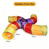Foldable Cat Tunnel Tube Interactive Kitten Training Play Toy Hide Seek Game Relieve Boredom For Puppy Small Animal Pet Supplies