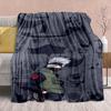 Naruto Anime Flannel Blanket - Soft Warm Perfect for Sofa, Bedding Camping Travel Office Home Decor -QJY