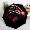 Atlanta Logo Umbrella 8-Frame for Travel, Camping, Casual Lightweight Portable Umbrella, Essential for Every Family Holidays Gift