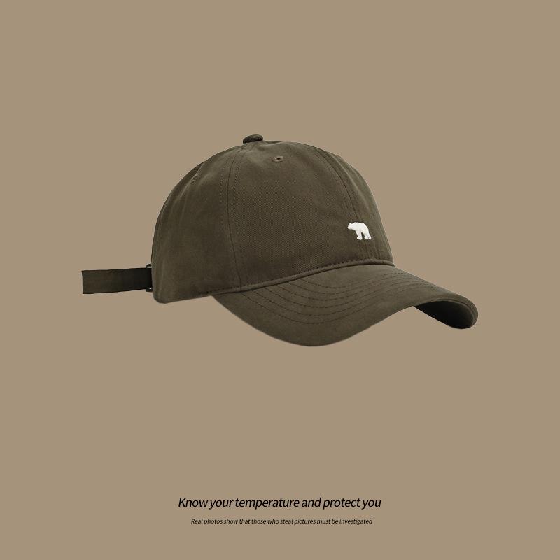 

Универсальная бейсболка с широким козырьком «Белый медведь» для мужчин, новый стиль, модная шляпа, женская летняя бейсболка для женщин Adjustable