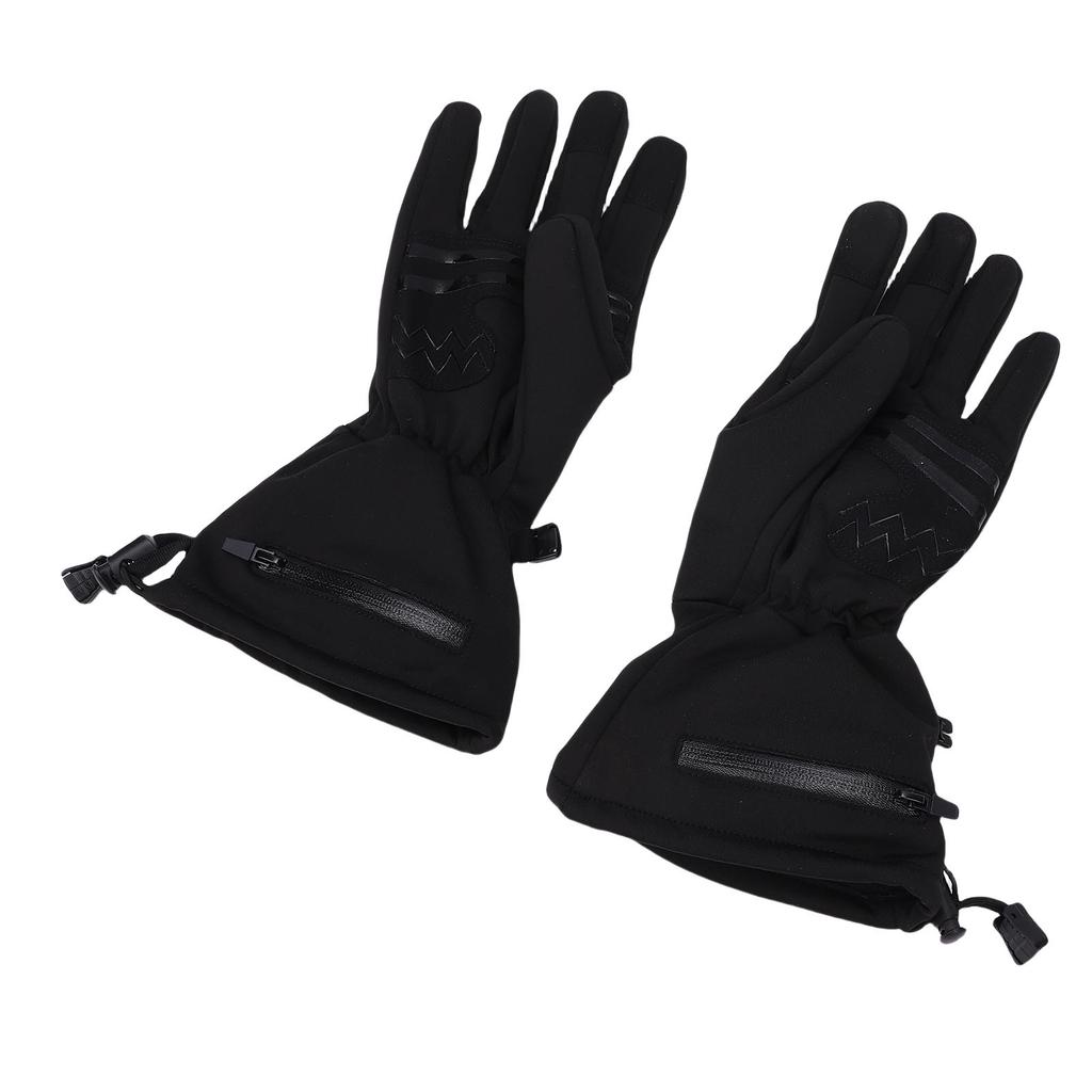 Heated Glove Liners Rechargeable Touchscreen Heated Thick Gloves for Cycling Skiing Hiking