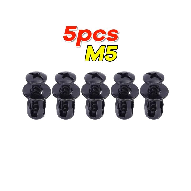 M4/M5/M6 Petal-shaped Rivet Nut Bolts Kits Expansion Metal Rivet Nuts Car License Plate Mounting Clamps and Fasteners