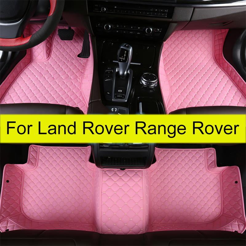 Car floor mats for Land Rover Range Rover Sport 2014 2015 2016 2017 2018      auto foot Pads