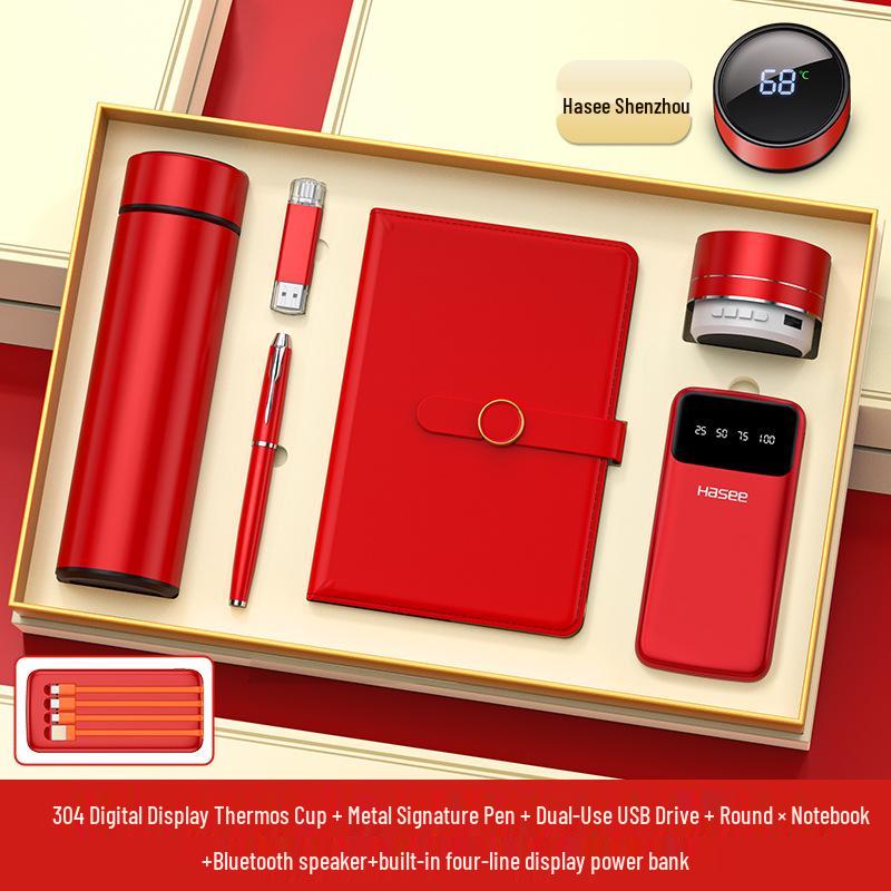 Custom Logo High-End Business Gift Set for Clients and Employees - Perfect for Anniversaries and Events