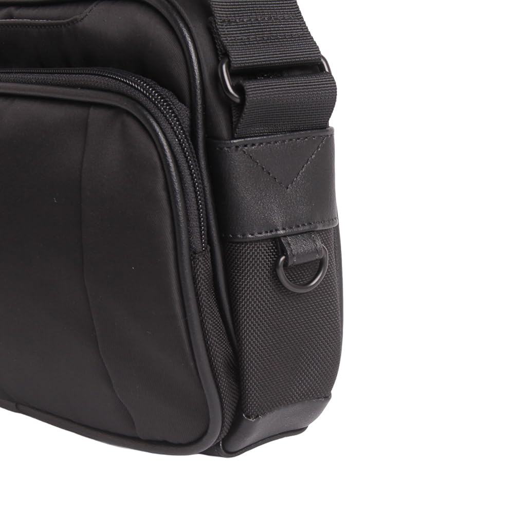 Horizontal Shoulder Bag FMN31 Black [Misto Forza]