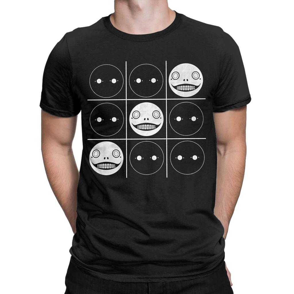 Emil NieR Automata Spel Cosplay Spel 100 Bomulls T-shirt För Män Sommar Grym Harajuku T-shirt Stor Storlek Het Rea Kläder