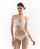 VINAJ Chain Ribbon One-Sided Low Bikini Panties (White)