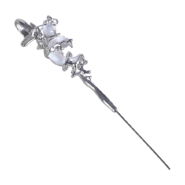 Star Moon Diamond Earrings Auricles Type Ear Clip Creative Earrings for Women