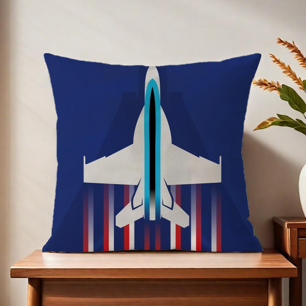 Film T-top G-gun Cute Cool Cushion Cover For Pillow Printing Sofa Decoration Home Car Room Coffee Shop Office Nordic Simplicity