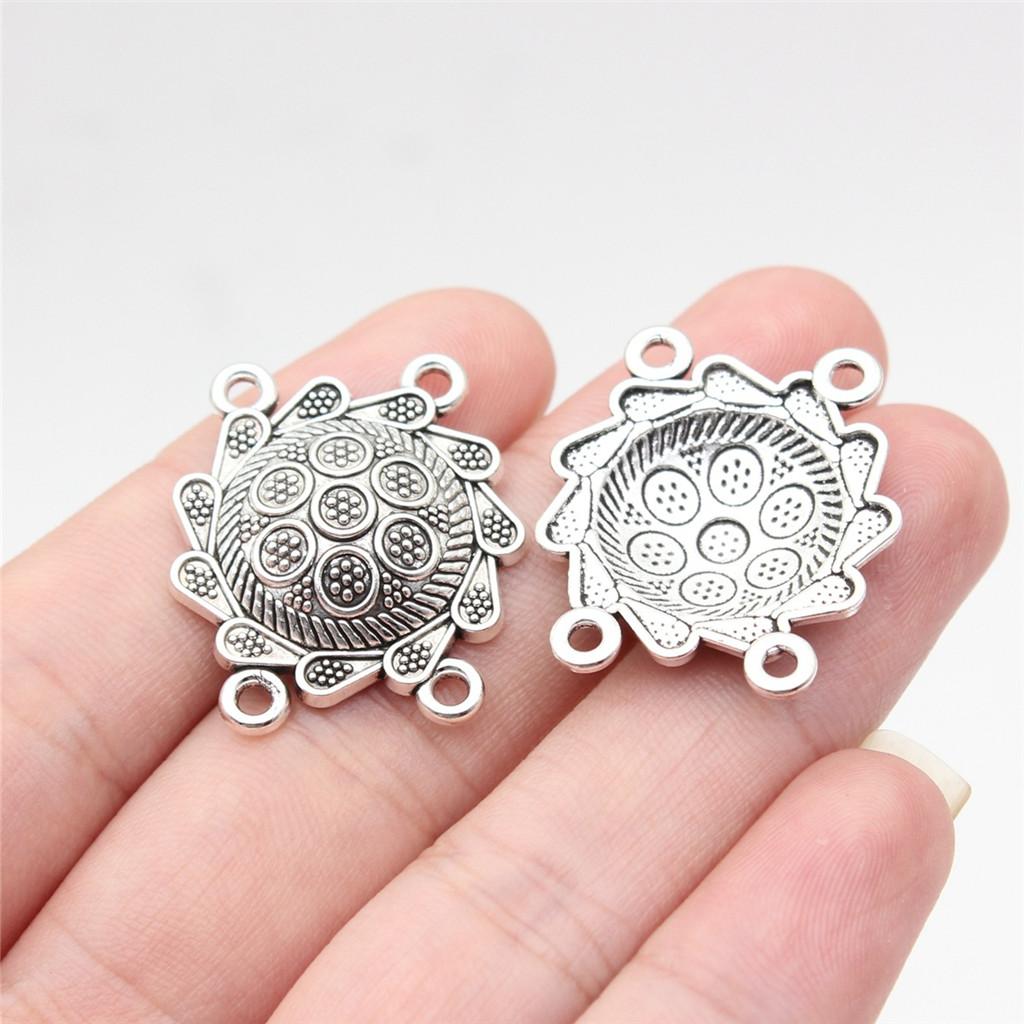 Accessories Parts Four-Hole Necklace Connector Wedding Jewelry Findings TA023
