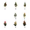 Ornamenti Natalizi Albero di Natale Piccolo Pino Scrivania Tavolo Ufficio Decorazione