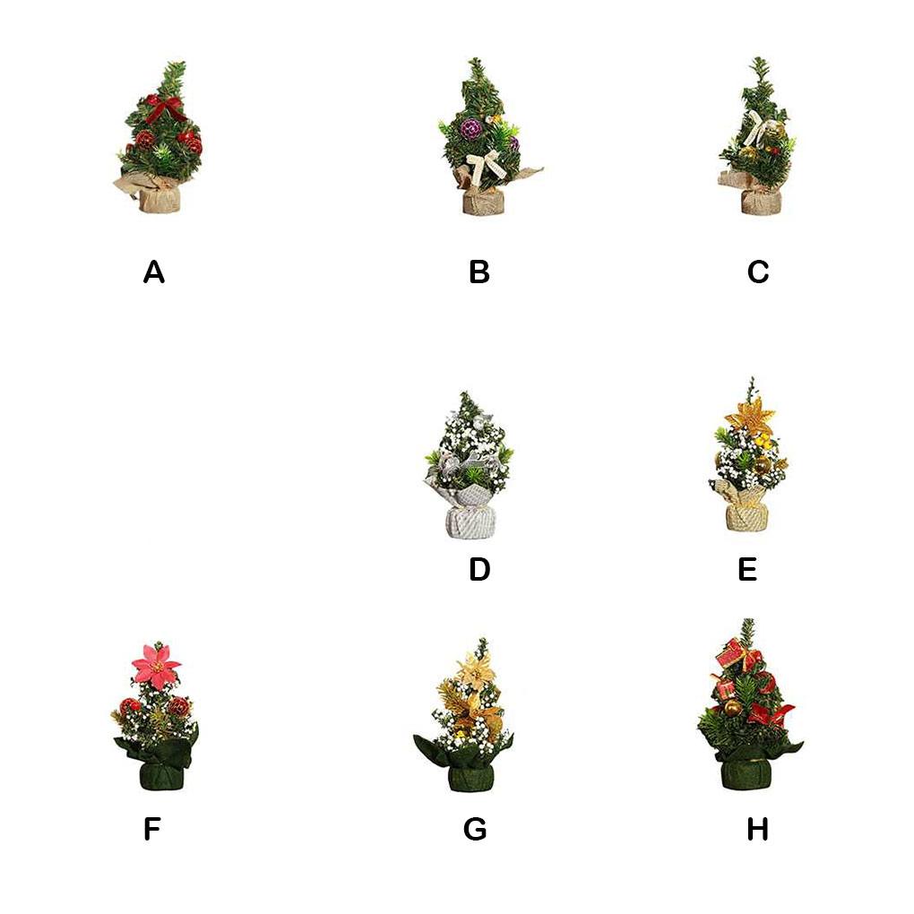 Ornamenti Natalizi Albero di Natale Piccolo Pino Scrivania Tavolo Ufficio Decorazione