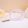 1Pc Jewelry Transparent Storage Box Wallet Keychain Cute Storage Bag Thickened Doll Display Out Bag PVC