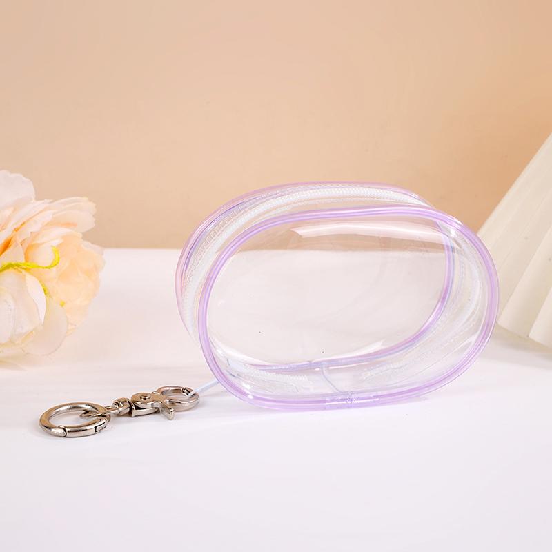 1Pc PVC Transparent Storage Bag Cute Jewelry Wallet Doll Display Out Bag Thickened Keychain Storage Box