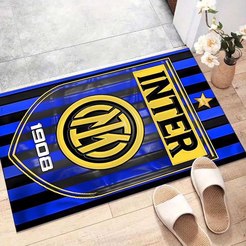 I-Internazionale Milano (8)Printed Area Rug Carpet for Bedroom Living Room Home Decor Rugs Mat Non Slip Mat Rug for Bedside