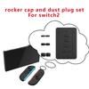 For Switch 2nd Generation Host Dust Plug for NS2 Game Console Dust Plug + Rocker Cap 16 In 1 Set