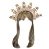 DIY Tiaras Crowns Pageant Prom Angel Headband Bachelorette Party Hair Accessories Vintage Halo Tiaras Hair Hoop DIY