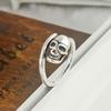 Retro Men's Punk Skull Creative Exaggerated Women's Hand Jewelry Open Ring