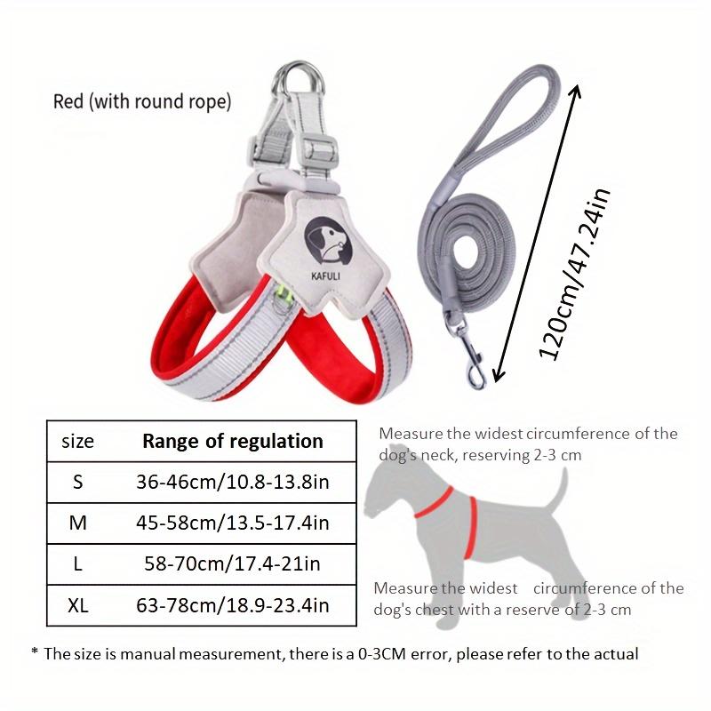 1pcs Y-shaped Dog Chest Strap With Dog Leash Reflective And Breathable Dog Harness Adjustable Pet Walking Leash