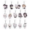 1pc Anime Sometimes Hides Her Feelings in Russian Cartoon Keychain Masachika Alisa Yuki Suou Bag Tag