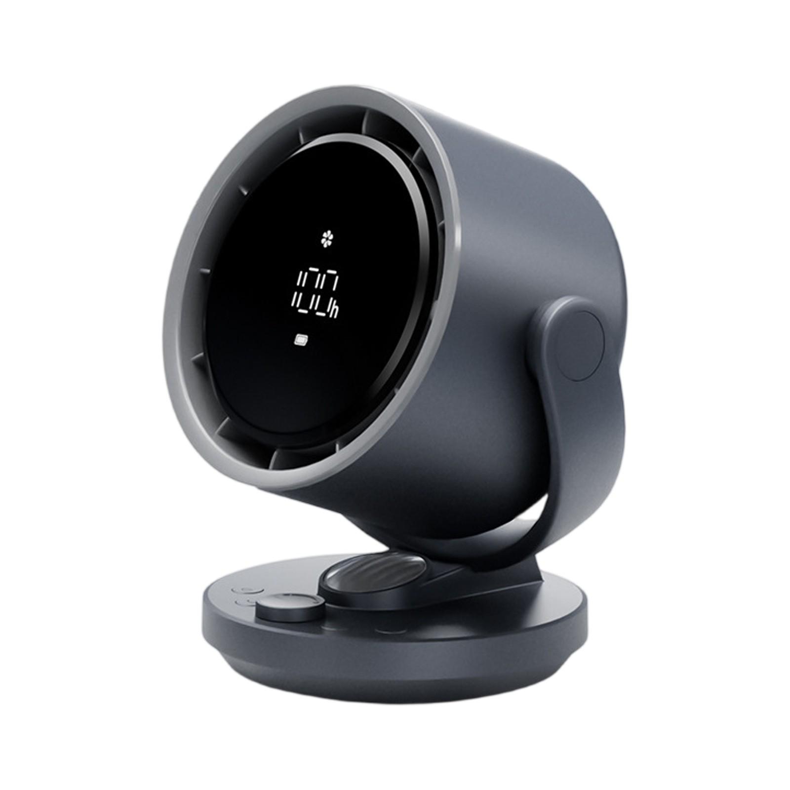 

Высокоскоростной 100-ступенчатый вибрирующий бесшумный USB-зарядка Маленький турбинный настольный маленький вентилятор One Size