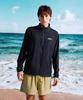 Leijibi [Set] Techflow Hydro Stand Neck Zip-Up Rash Guard + Swim Shorts Set W (4 Colors)