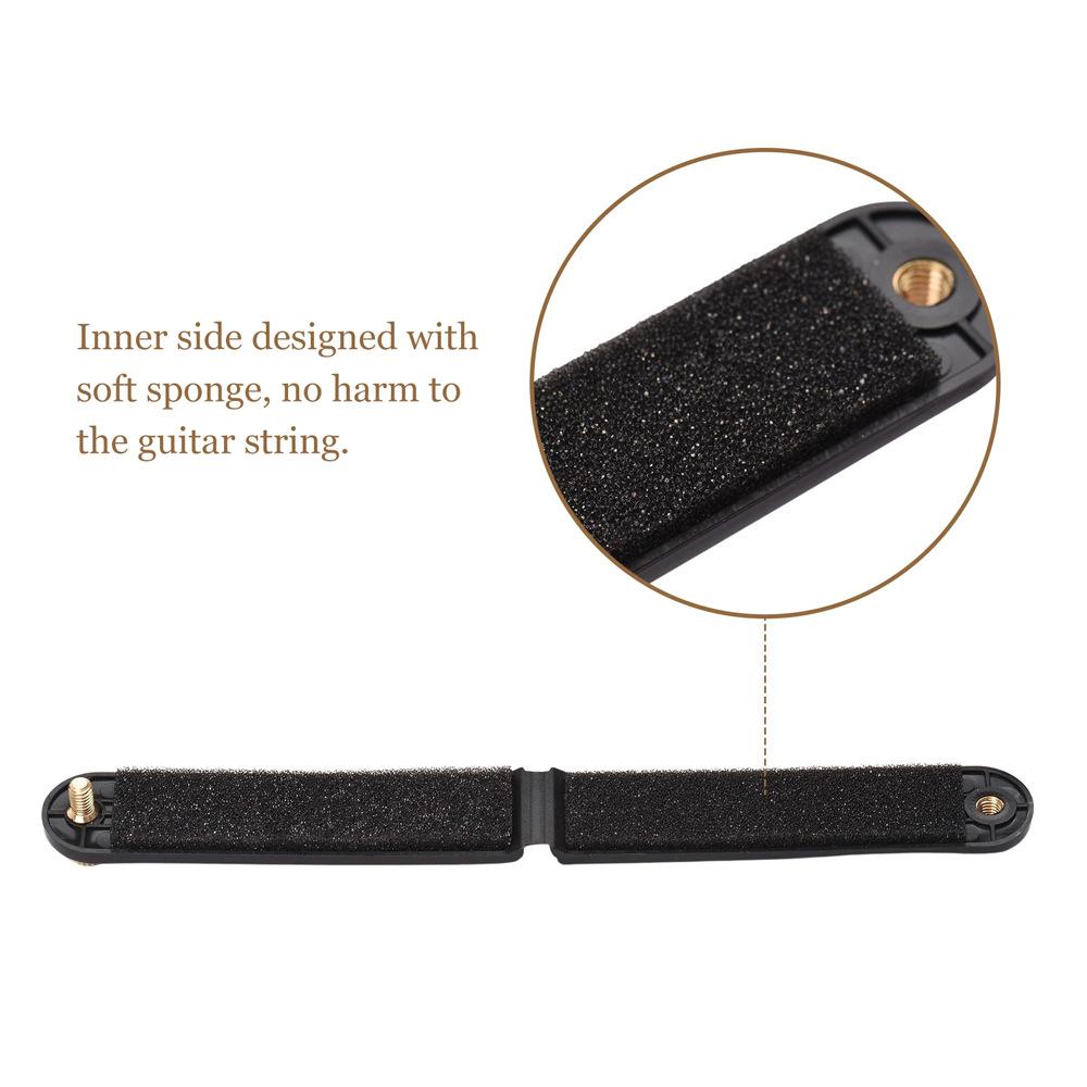 Classical & Acoustic Guitar Practice Mute - String Dampener Pad for Silent Practice, Anti-Noise Guitar Accessory