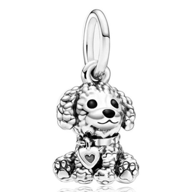 1Pcs New Cute Silver Star Cat Elephant Mushroom Bear Pendant Fit Original Charm Bracelet Women Jewelry Gifts