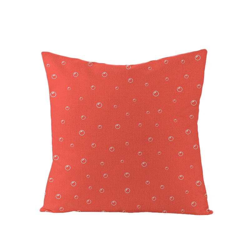 

Modern Simple Coral Polyester Pillow Cover for Home Nordic Color Matching Car Pillow Cushion Cover 45 * 45Cm (excluding pillow core)