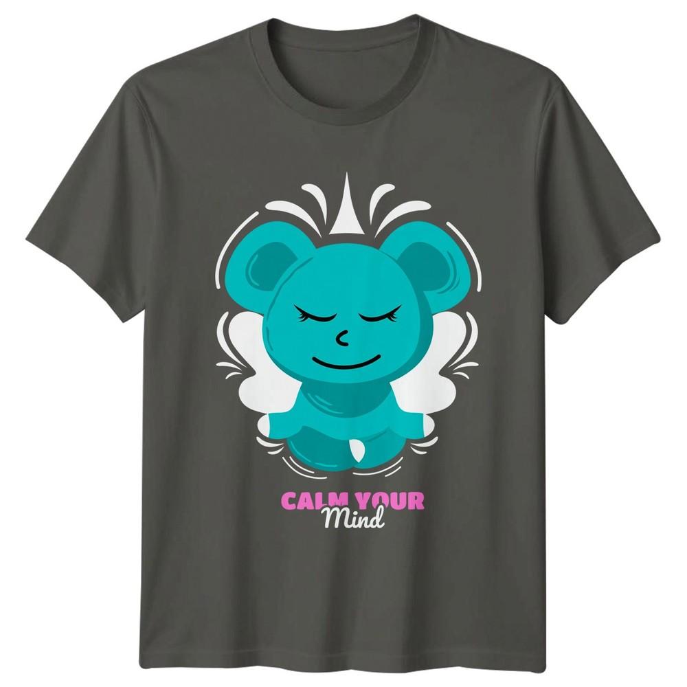 Calm Your Mind Unisexs TShirt Mindfulness Meditation Birthday Gift For Her S