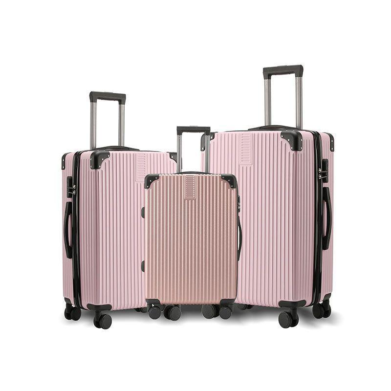 Sturdy and Durable Three-Piece Luggage Set with Anti-Collision Corners: 20, 24, 28 Inch Sizes