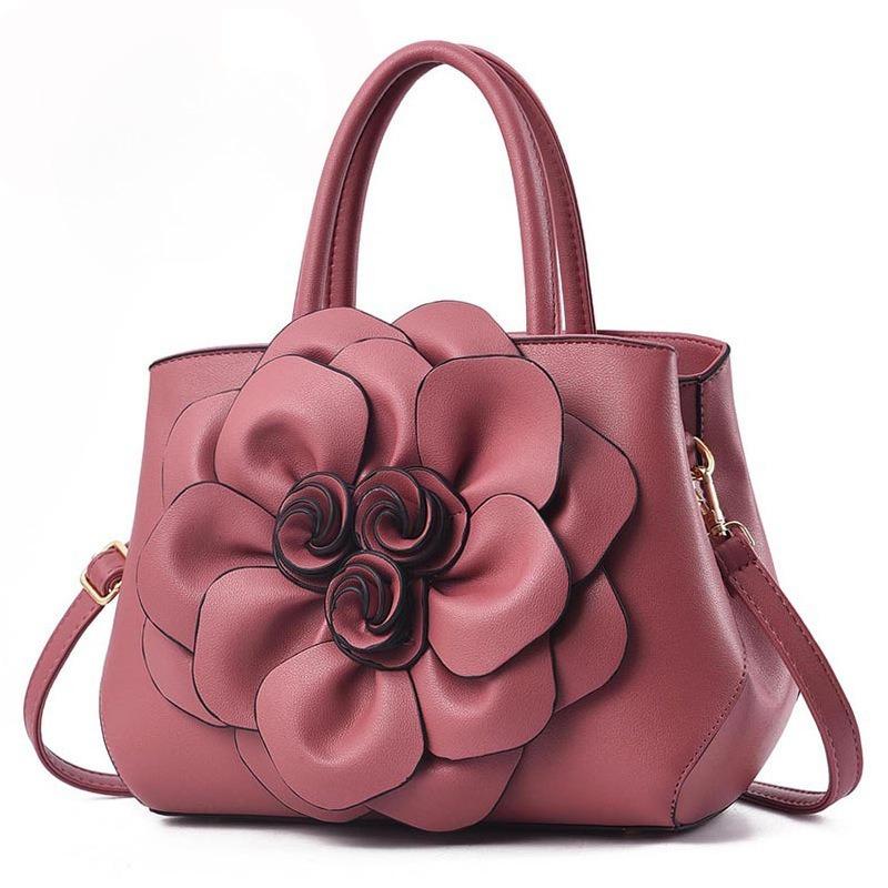 Luxury Brand Designer Women'S Handbag High-Quality Rose Large Capacity Shoulder Bag Classic Crossbody Bag Commuting Tote Bag