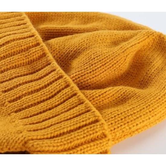 Connectyle knit cap ear flaps men winter warm outdoor cold protection hat skiing snowboarding.