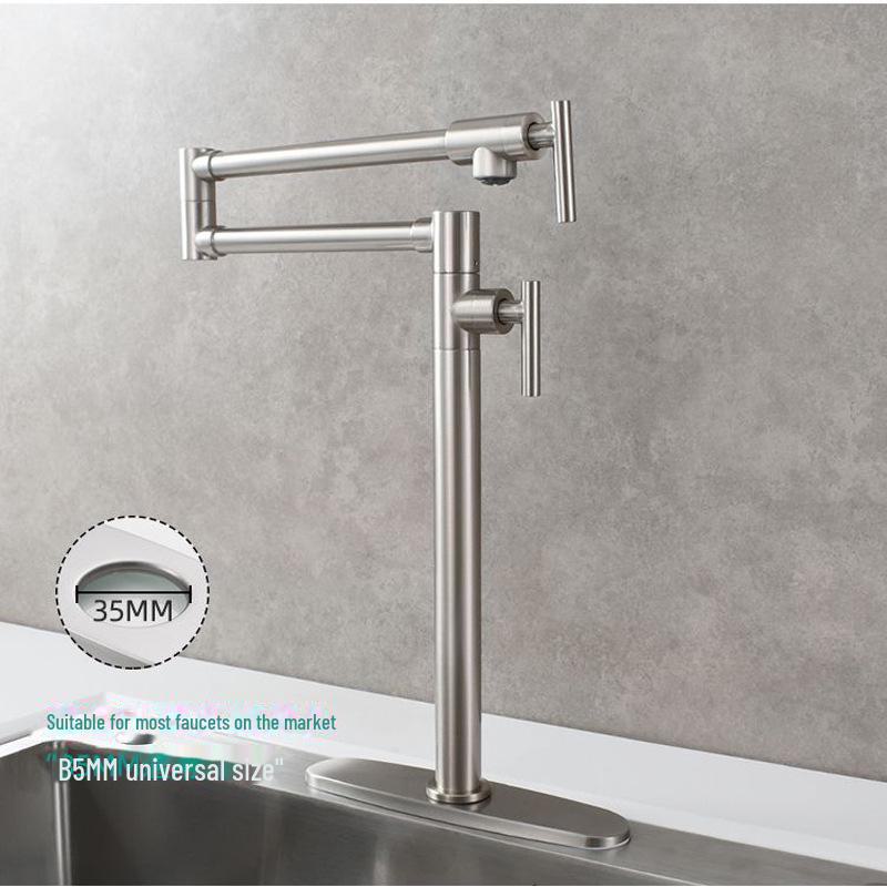 Dekorativní kryt z nerezové oceli pro otvor pro kuchyňský dřez